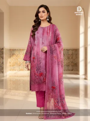 Swizz Lawn Premium Floral Work Set